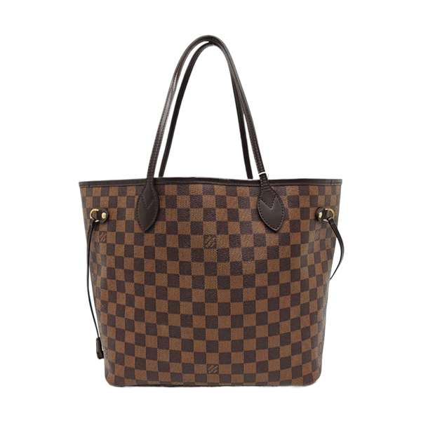 NEVERFULL MM Damier Ebene Coated Canvas Brown