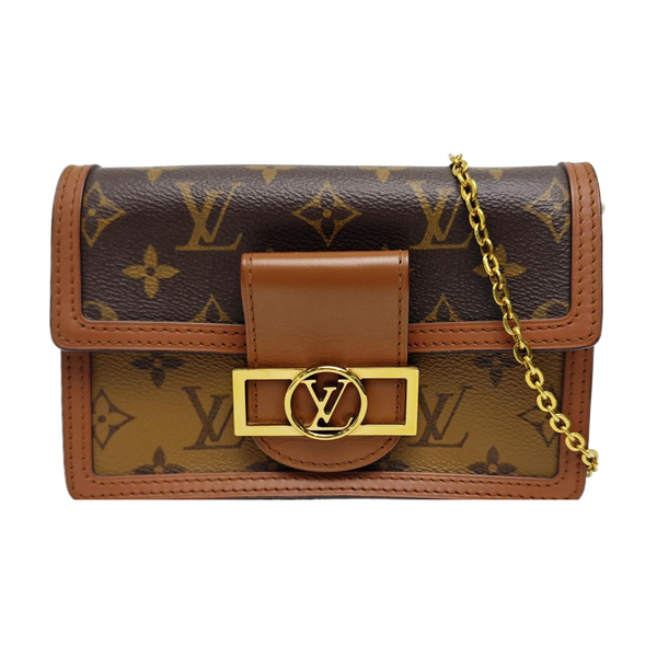 DAUPHINE WOC Monogram Coated Canvas Brown