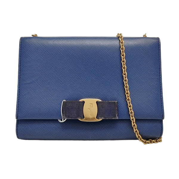 Ginny Small Calfskin Blue