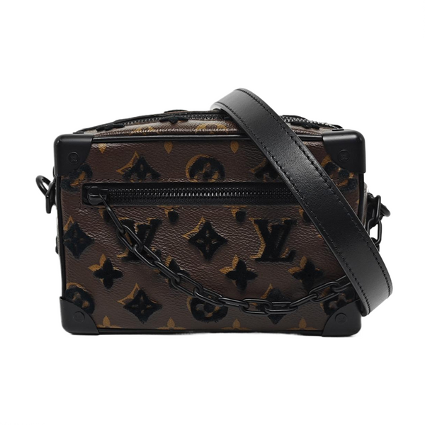 SOFT TRUNK Mini Monogram Coated Canvas Brown