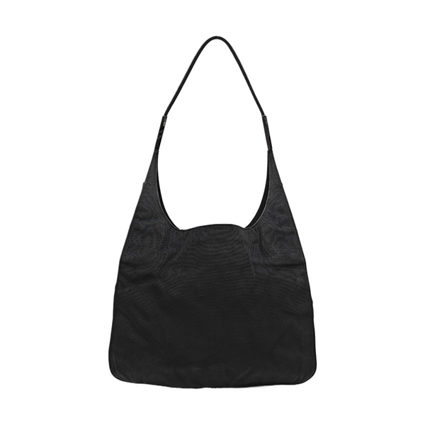 Fabric Shoulder Bag Black