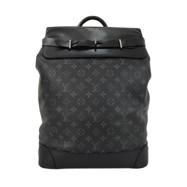STEAMER Monogram Coated Canvas Black