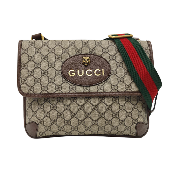 Neo Vintage Large Monogram Coated Canvas Brown