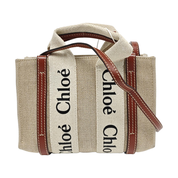 Woody Mini Fabric Beige