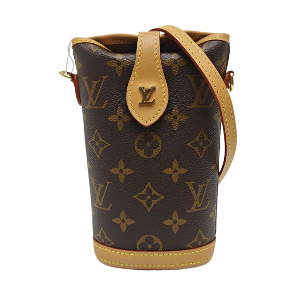 FOLD ME Monogram Coated Canvas Brown