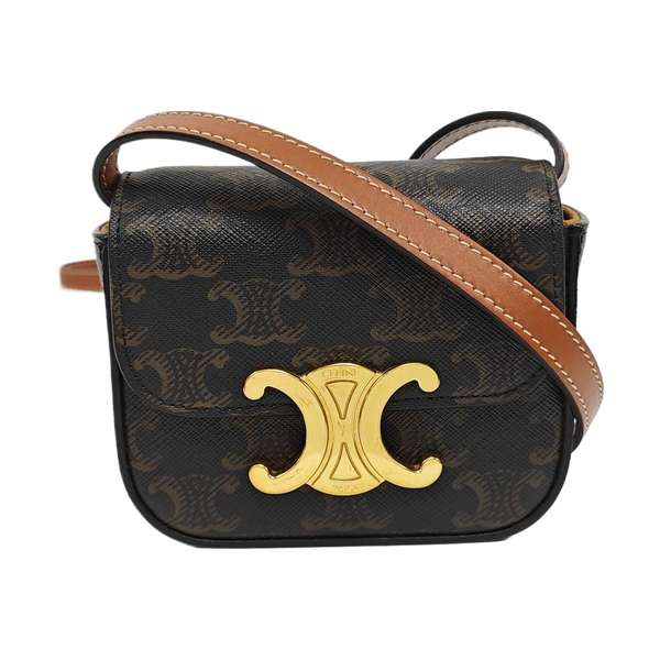 TRIOMPHE Mini Coated Canvas Black
