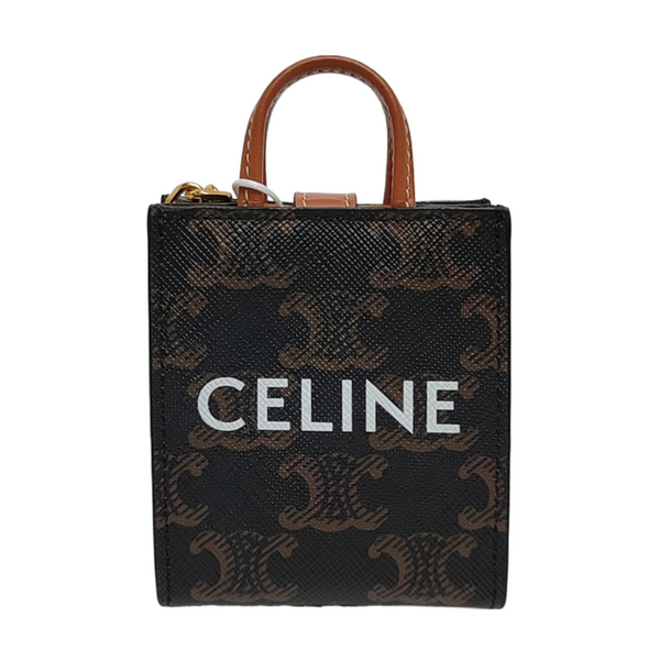 Authenticated pre-owned CABAS Super Mini Coated Canvas Brown - Tote Bag at Looply