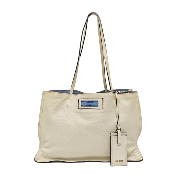 Calfskin Tote Bag White