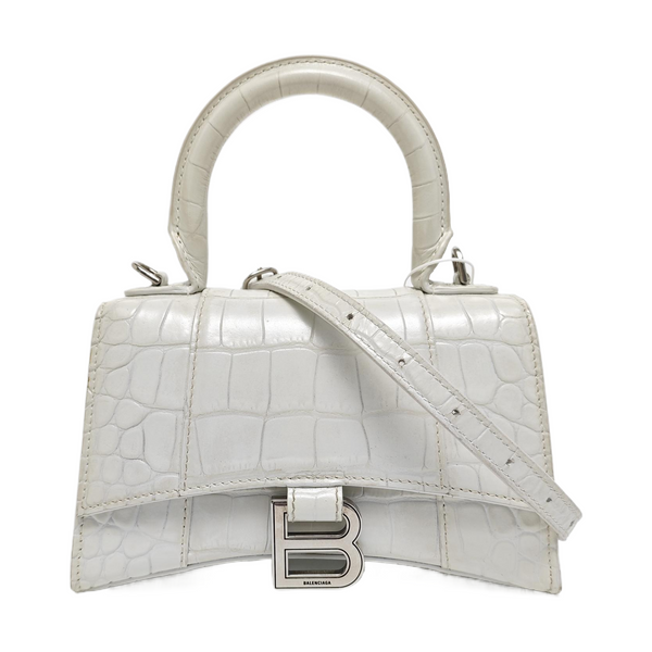 Hourglass XS Calfskin White