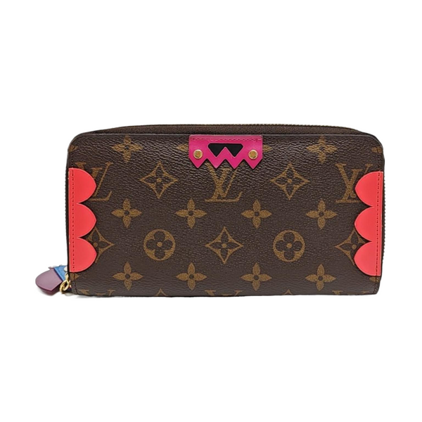 ZIPPY Monogram Coated Canvas Brown Wallet