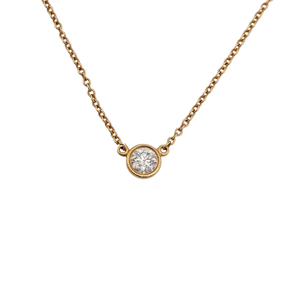 Elsa Peretti 18k Rose Gold Necklace