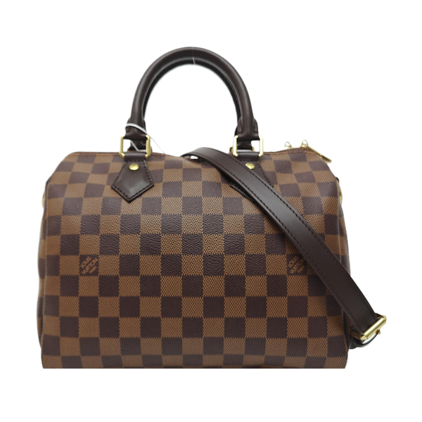 SPEEDY 25 Damier Ebene Coated Canvas Brown