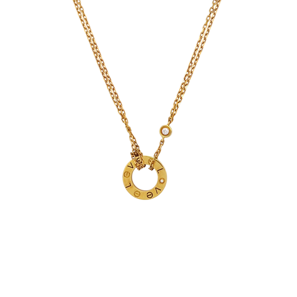 LOVE 18k Rose Gold Necklace