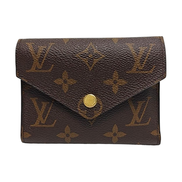 VICTORINE Monogram Coated Canvas Brown Wallet