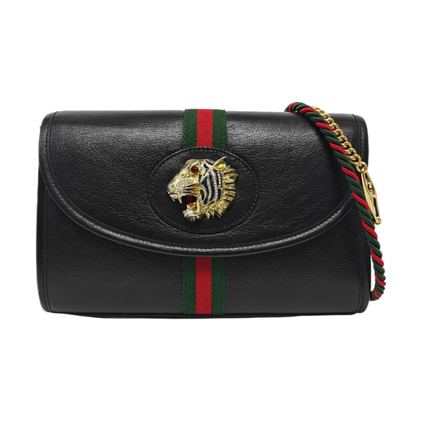 Rajah Small Calfskin Black
