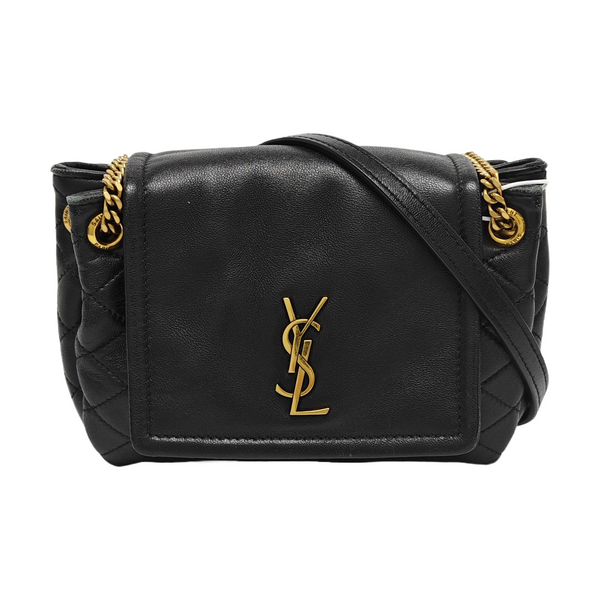 NOLITA Mini Quilted Lambskin Black