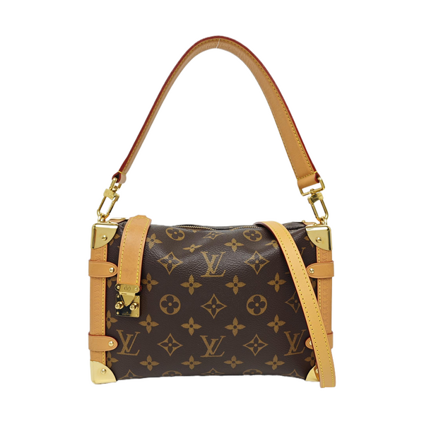SIDE TRUNK MM Monogram Coated Canvas Brown