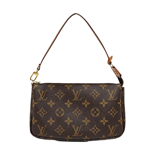 ACCESSOIRES Monogram Coated Canvas Brown