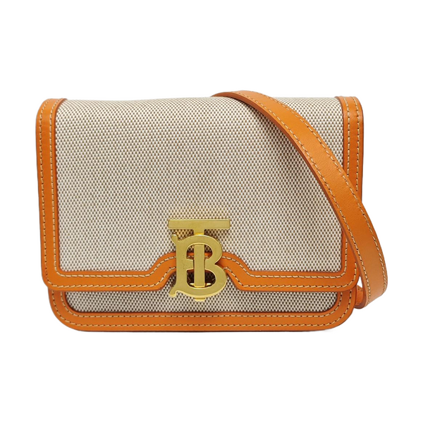 TB Mini Canvas Beige