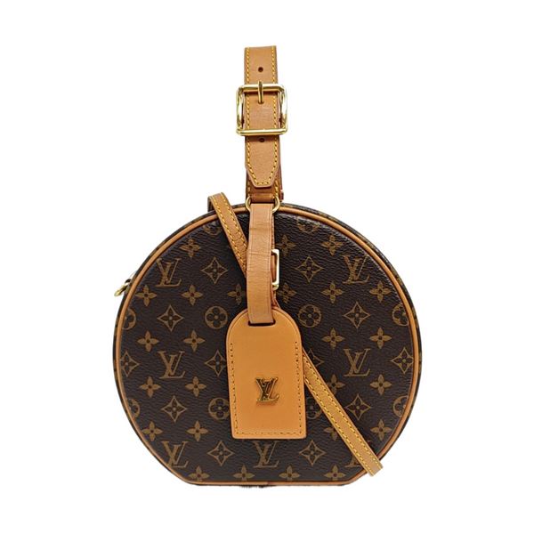 BOITE CHAPEAU PM Monogram Coated Canvas Brown