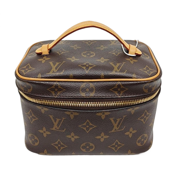 NICE Mini Monogram Coated Canvas Brown