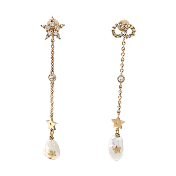 La Petite Tribale Metal Gold Stud Earrings