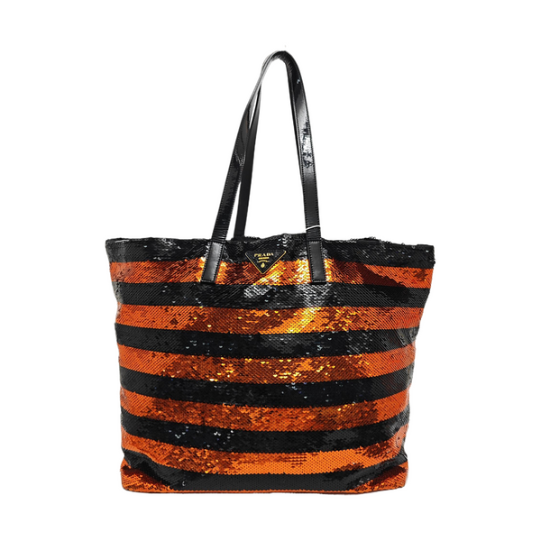Sequins Tote Bag Black