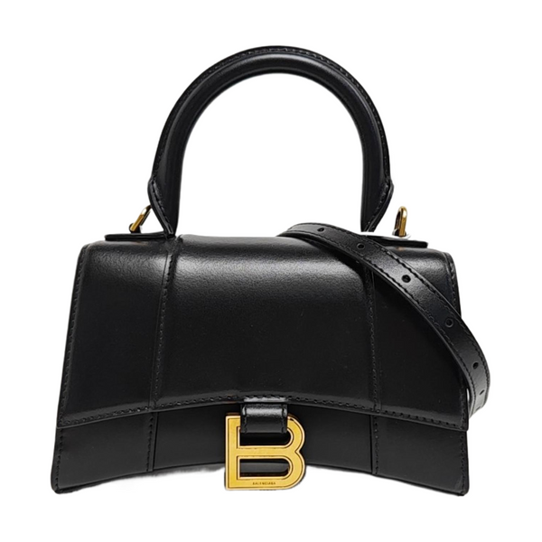 Hourglass XS Calfskin Black