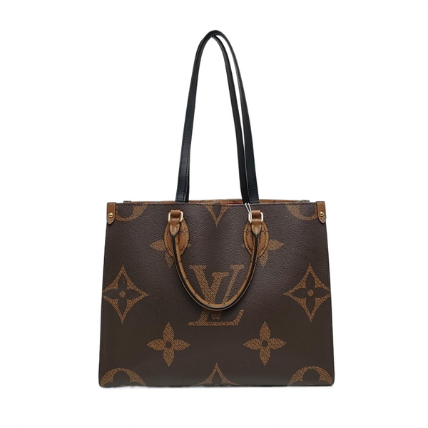 ONTHEGO MM Monogram Coated Canvas Brown