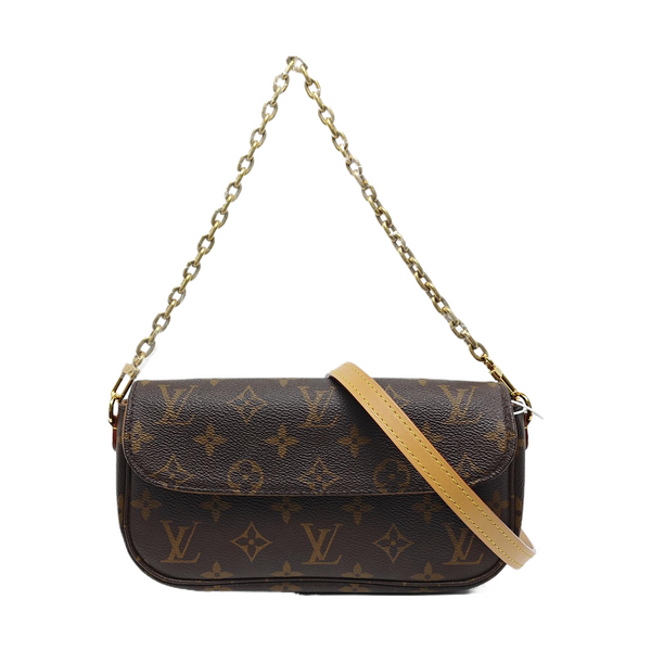 IVY Monogram Coated Canvas Brown