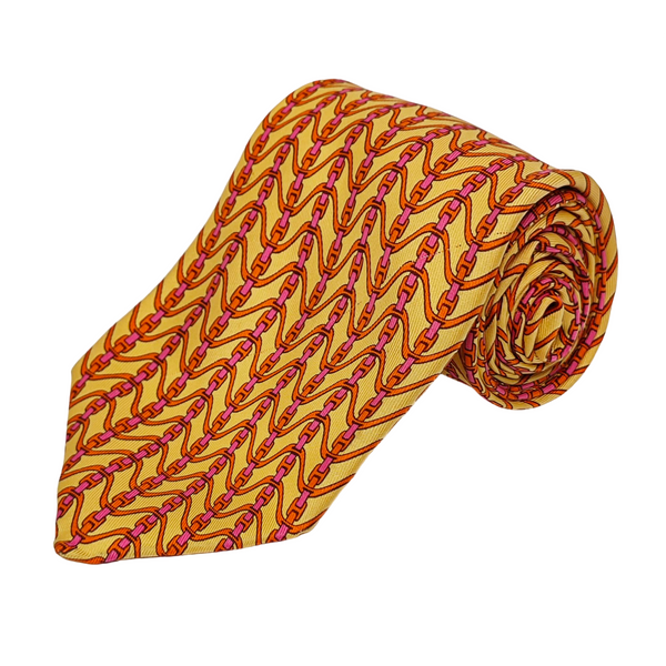 Mulberry Silk Tie Yellow