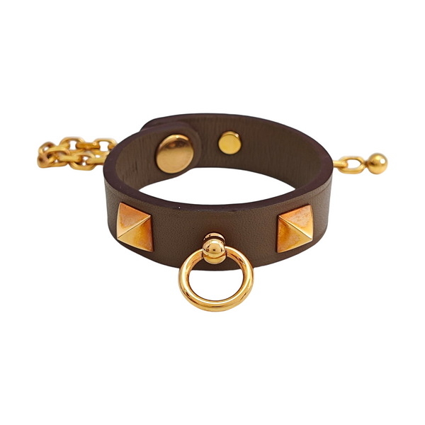 Leather Brown Bangle