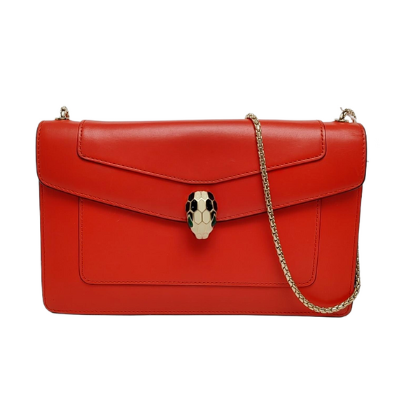 SERPENTI FOREVER Calfskin Orange