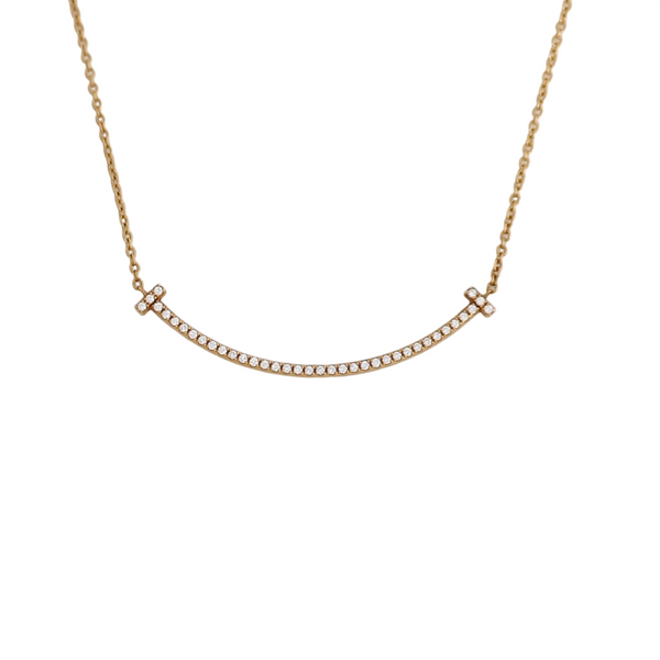 Tiffany T 18k Gold Necklace