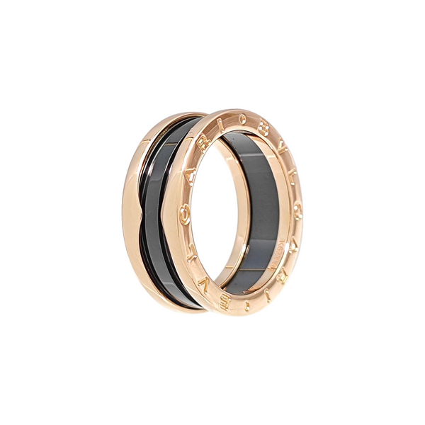 B.ZERO1 18k Rose Gold Ring EU 58