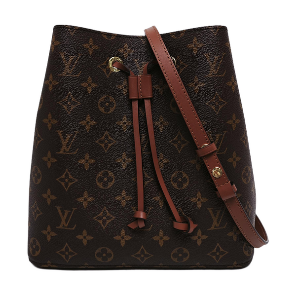 NÉONOÉ MM Monogram Coated Canvas Brown