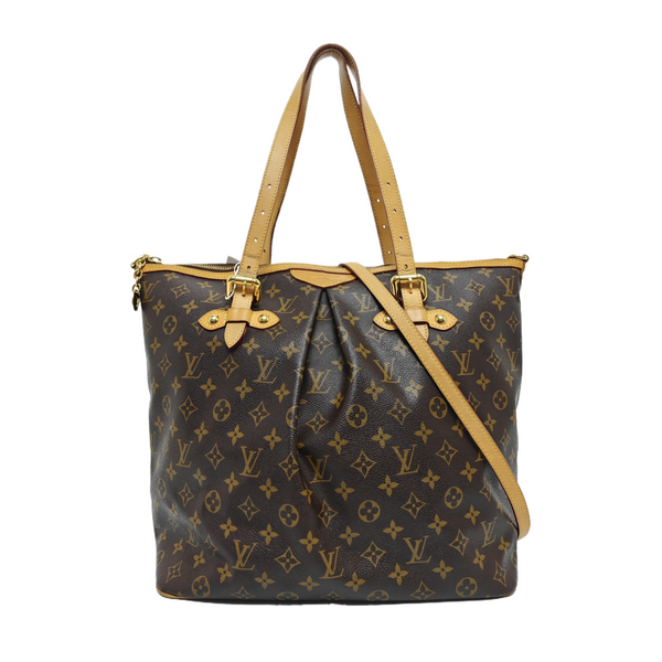PALERMO GM Monogram Coated Canvas Brown