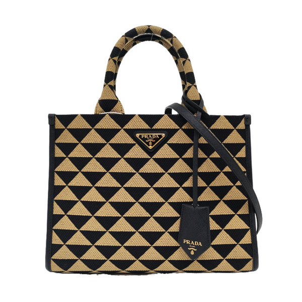 Authenticated pre-owned Symbole Fabric Brown - Tote Bag at Looply