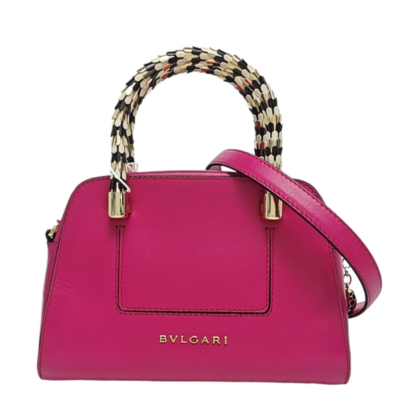 SERPENTI SCAGLIE Piel de becerro Roja