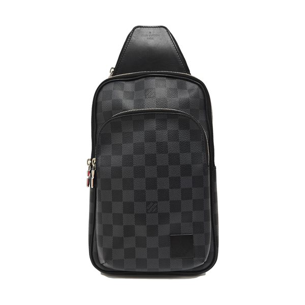 AVENUE Damier Graphite Coated Canvas Black
