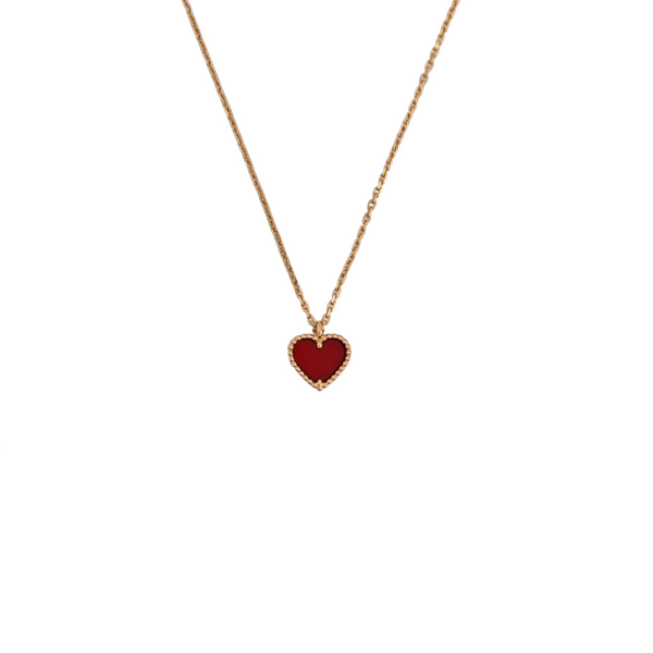 Sweet Alhambra 18k Rose Gold Necklace