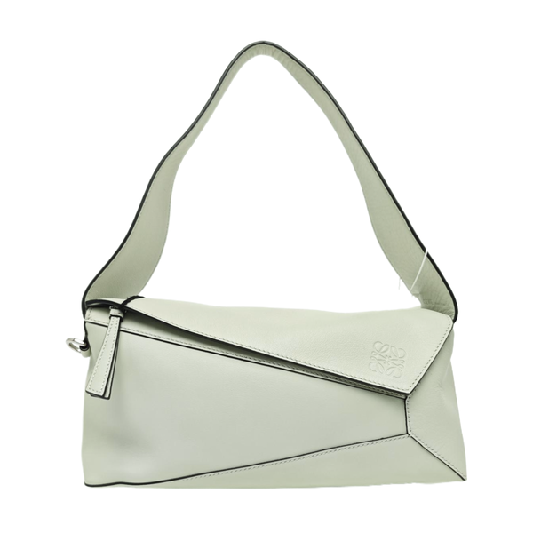 Puzzle Hobo Medium Calfskin Green