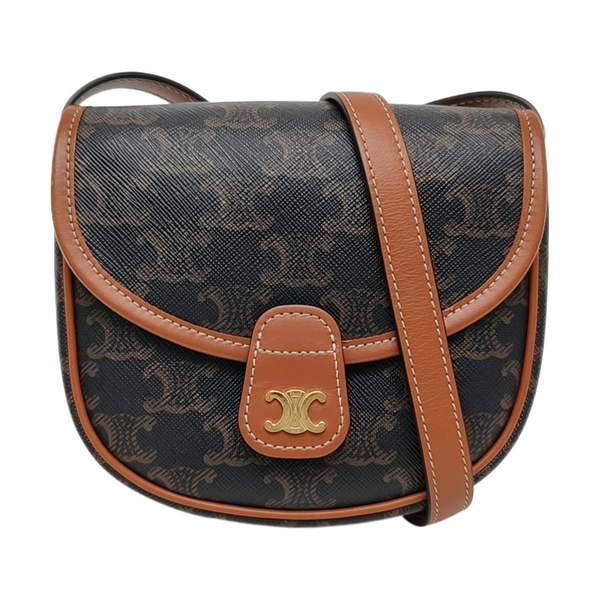 BESACE Mini Coated Canvas Brown