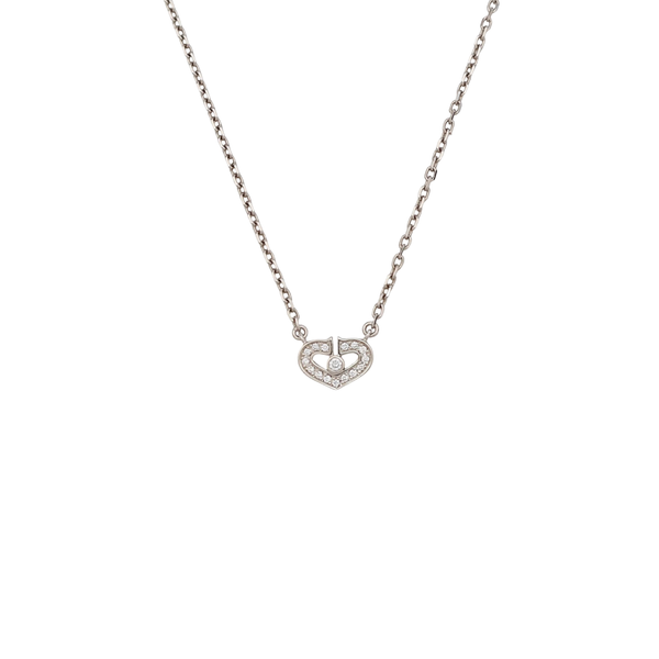 18k White Gold Silver Necklace