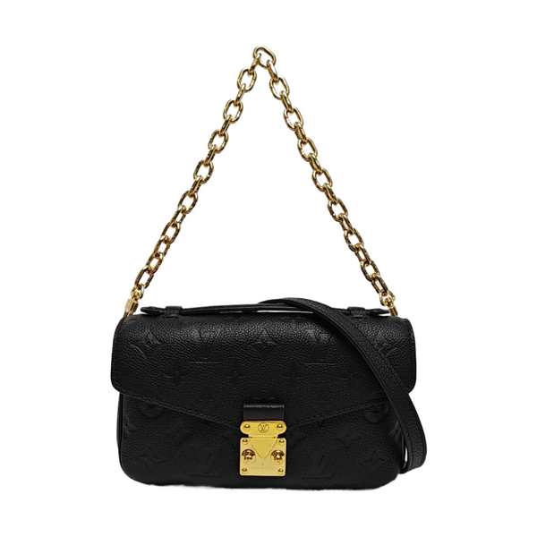 MÉTIS EAST WEST Monogram Calfskin Black
