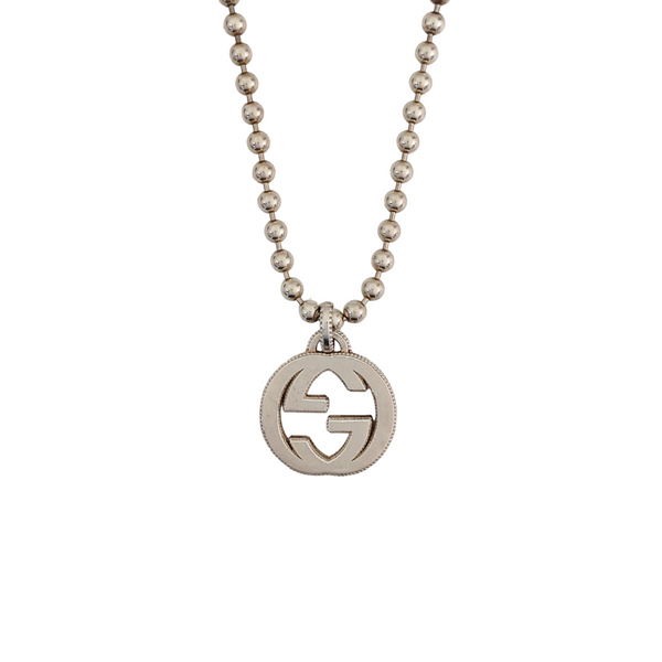 Interlocking G 925 Sterling Silver Necklace