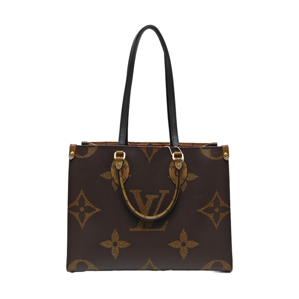 ONTHEGO MM Monogram Coated Canvas Brown
