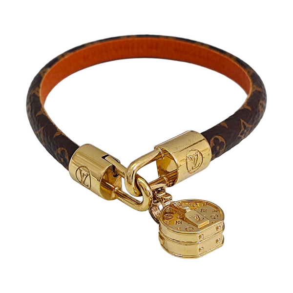 LV TRIBUTE Metal Brown Bangle