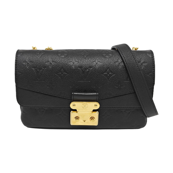 MARCEAU Monogram Calfskin Black