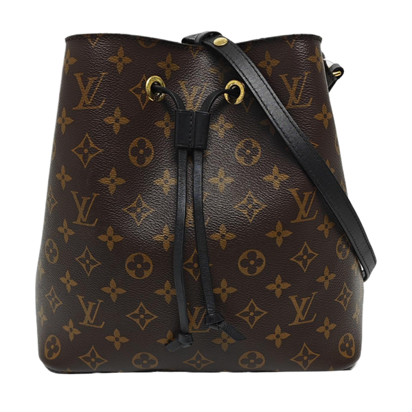 NÉONOÉ MM Monogram Coated Canvas Brown